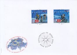 1116+1117 FDC mit Vollstempel Olten 9.3.2004, C6-Couvert