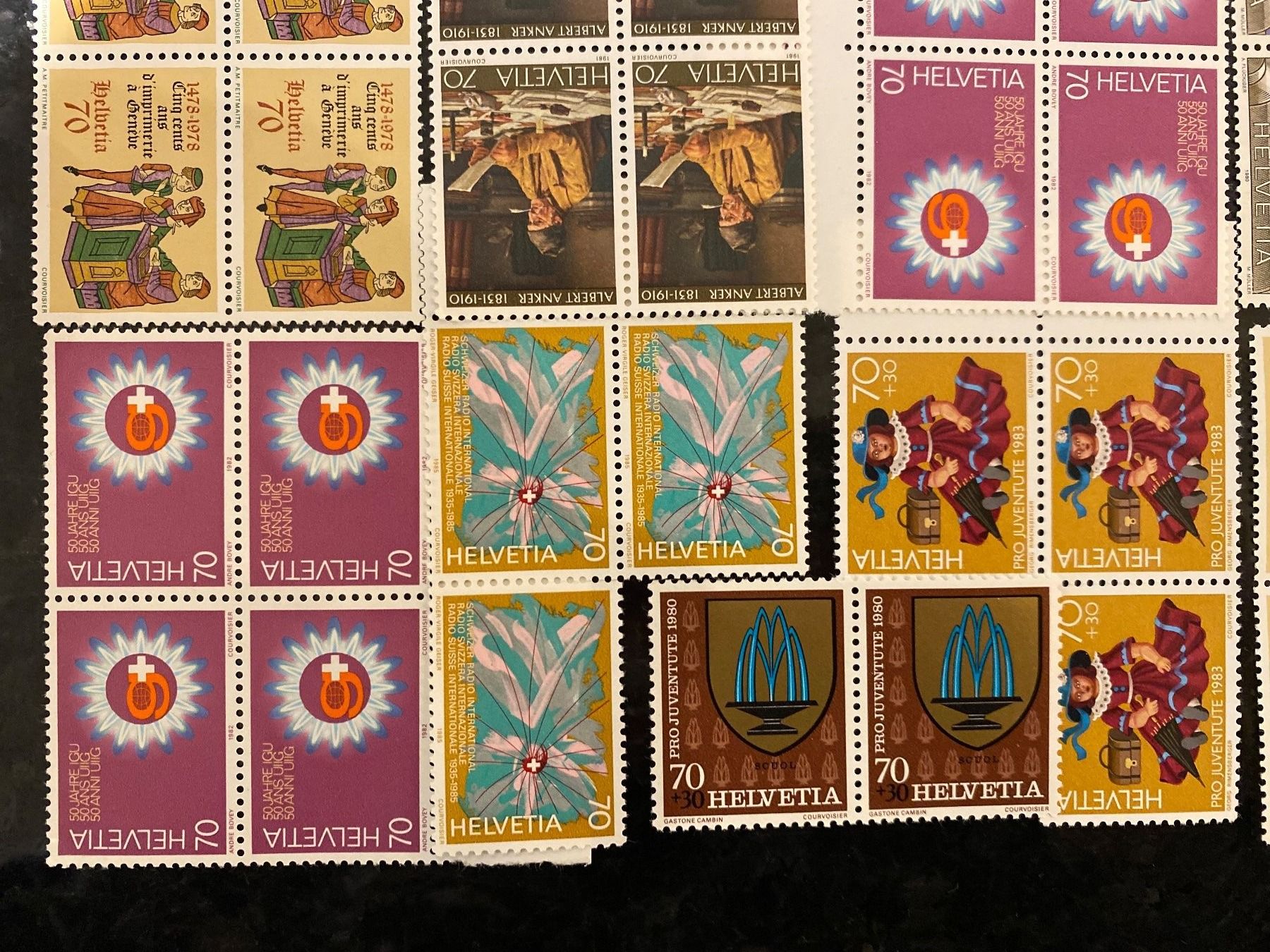 Tutti i francobolli: 74.9Fr Frankaturware postfrisch ungestempelt Blöcke Sammlung – Nuovo (secondo la descrizione) da Wil SG venduto da Chefsugus 1