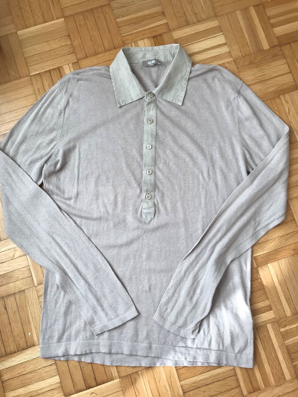 Maglioni & Felpe: Herren Pullover mit Hemdkragen Leinen von WE beige - P 3.40 – Usato da Emmenbrücke venduto da Hathor123