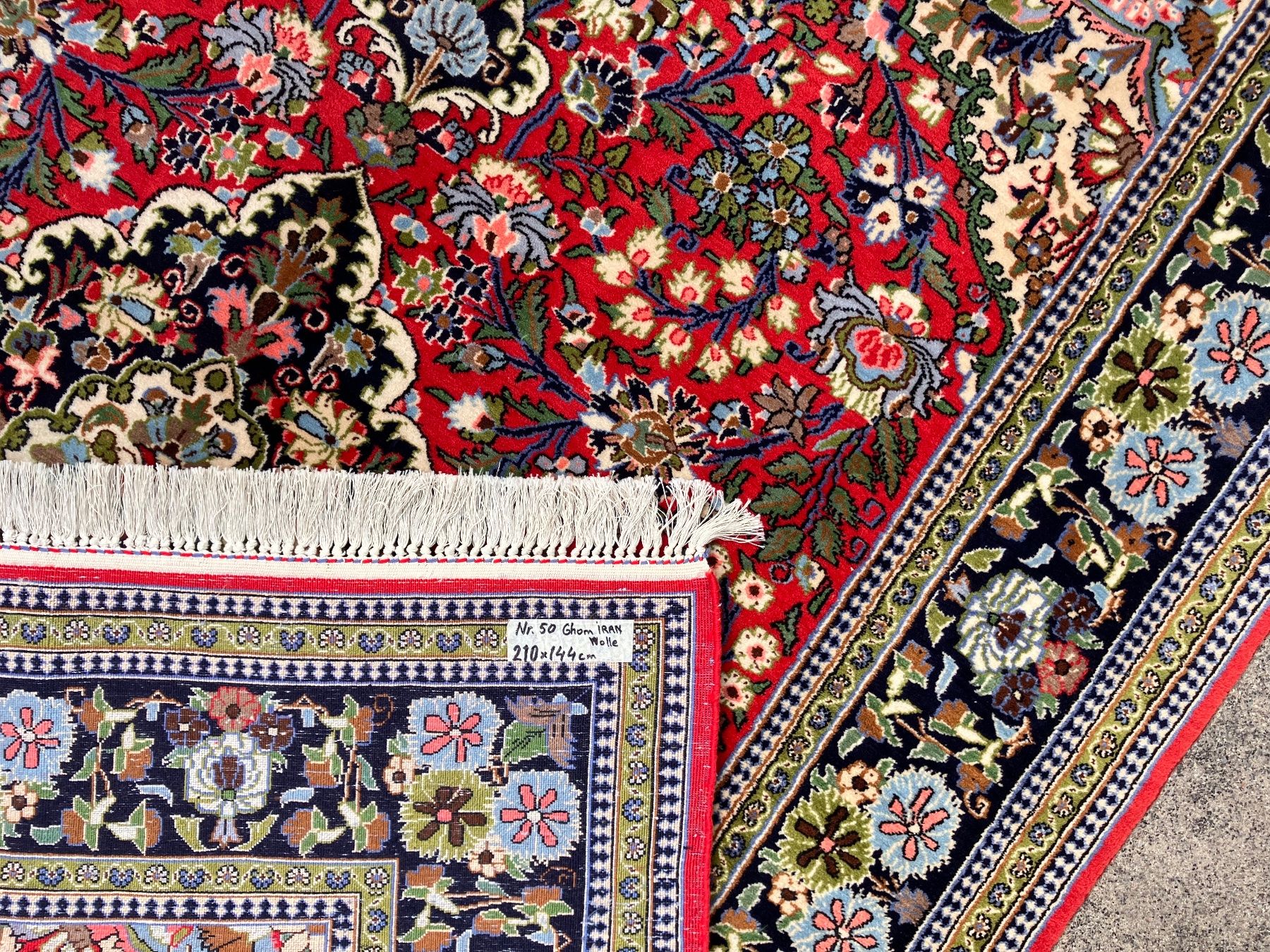 Tappeti: Schöner Ghom Teppich 210x144cm – Usato da Zürich venduto da Artnuvo 2
