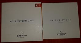 Uhrenkatalog ETERNA (160 Jahre) 2016 (Versand Fr. 10.50)