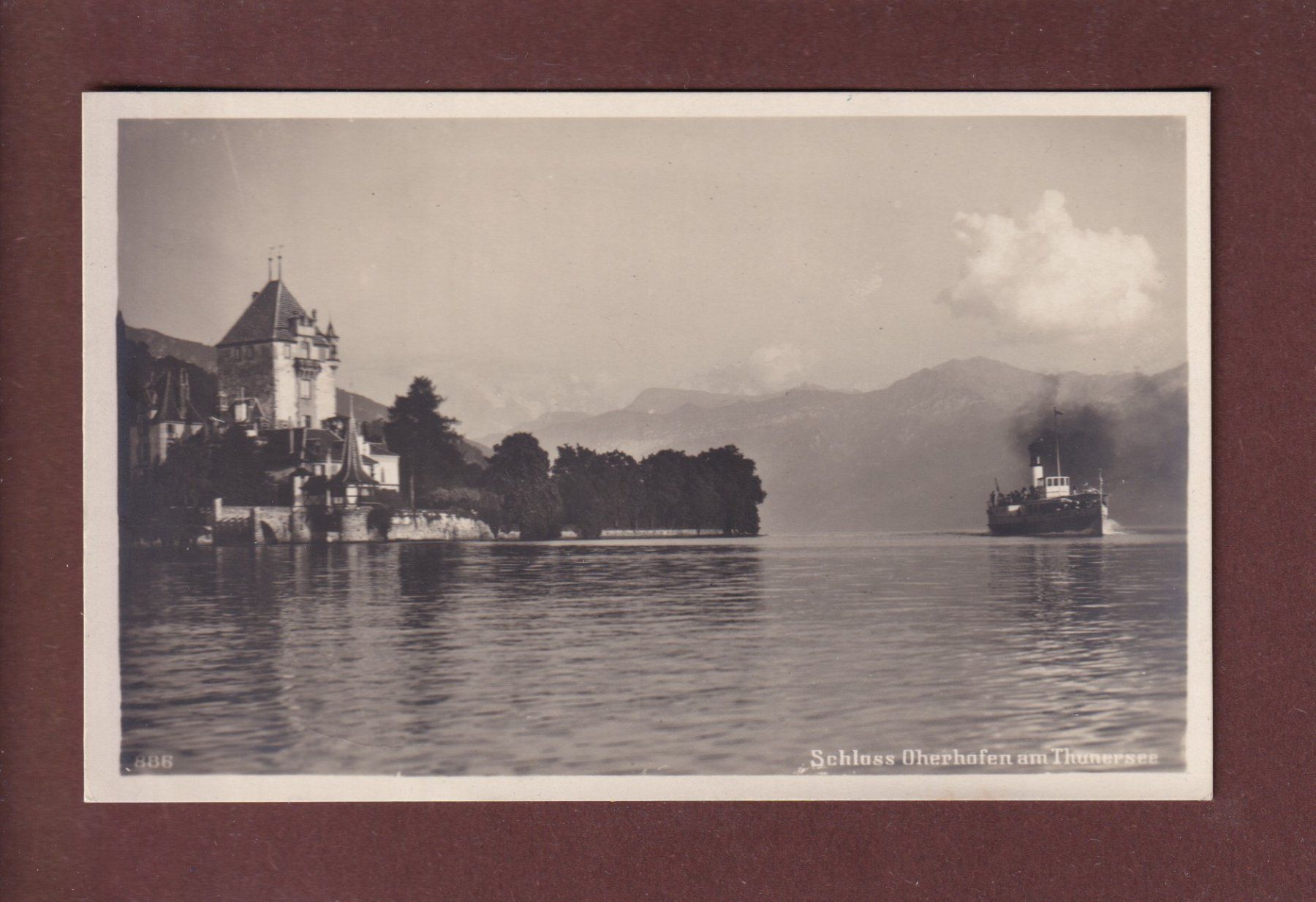 Cartoline postali: SCHLOSS OBERHOFEN - Schiff – Usato da Pully venduto da nicecards