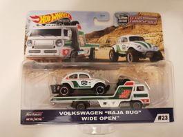 Hot Wheels - Volkswagen Baja Bug Wide Open Team Transporter
