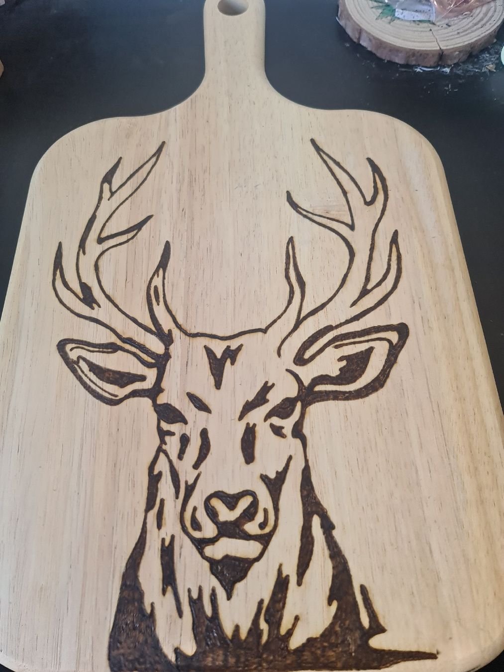 Articoli in legno: holzbrett(küchenbrett) hirsch – Nuovo (secondo la descrizione) da Siebnen venduto da Holzwork75