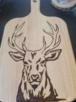 holzbrett(küchenbrett) hirsch