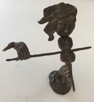 Sculpture bronze joueur violon bon état 