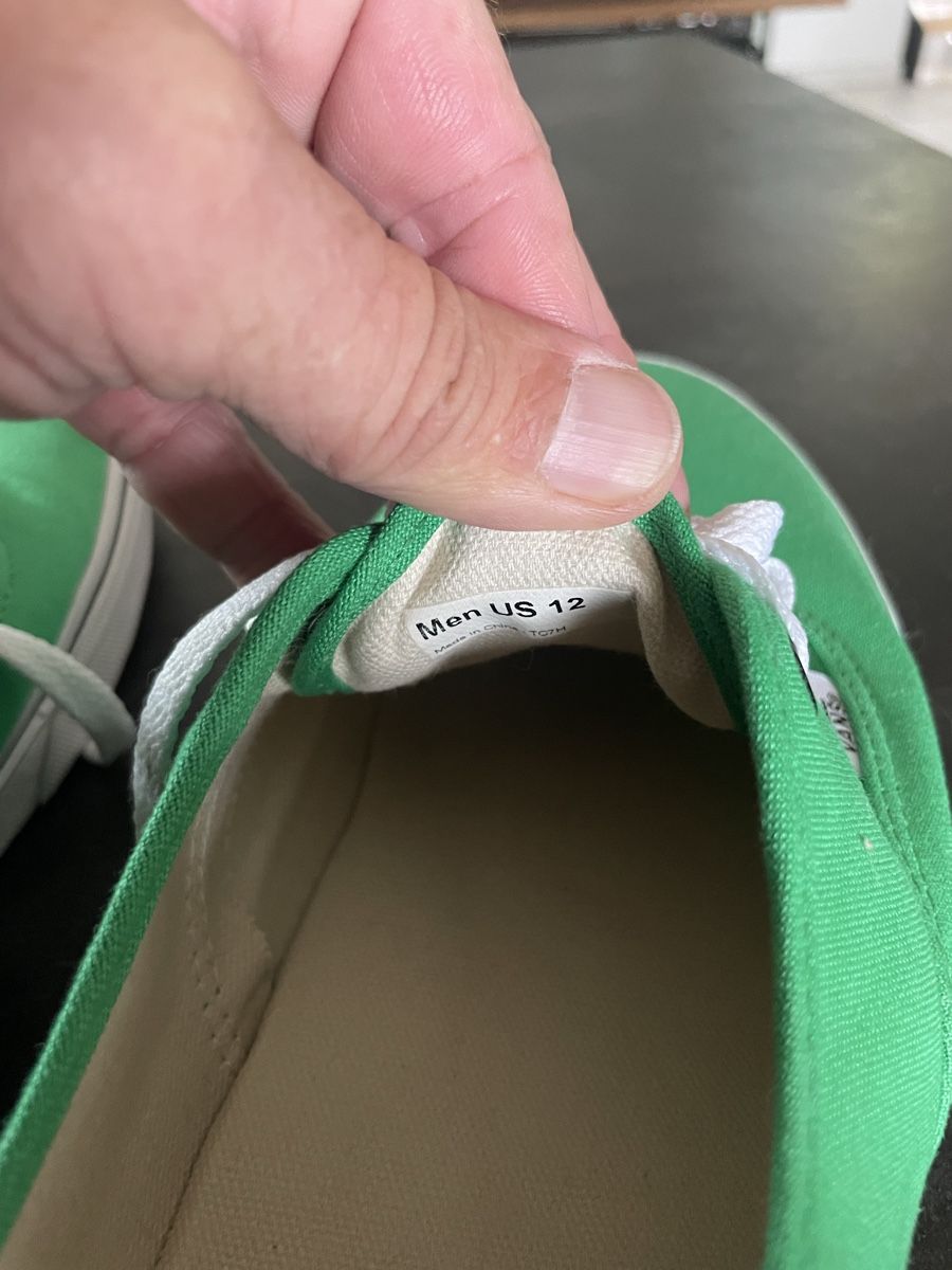 Vans Scarpe da uomo: Chaussures Vans Vertes Taille US 12 – Usato da Vallamand venduto da Bricbracbroc82 3
