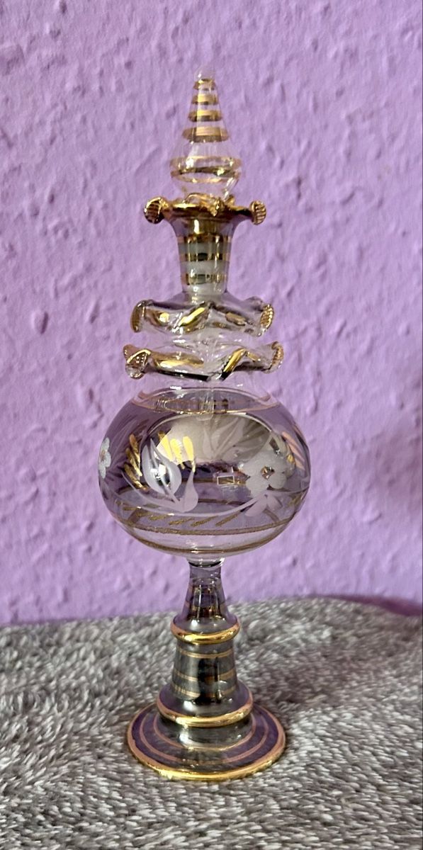 Flacons: Charmant Flacon à parfum décoré à la main – Gebraucht aus Petit-Lancy von Pierre_le_voyageur
