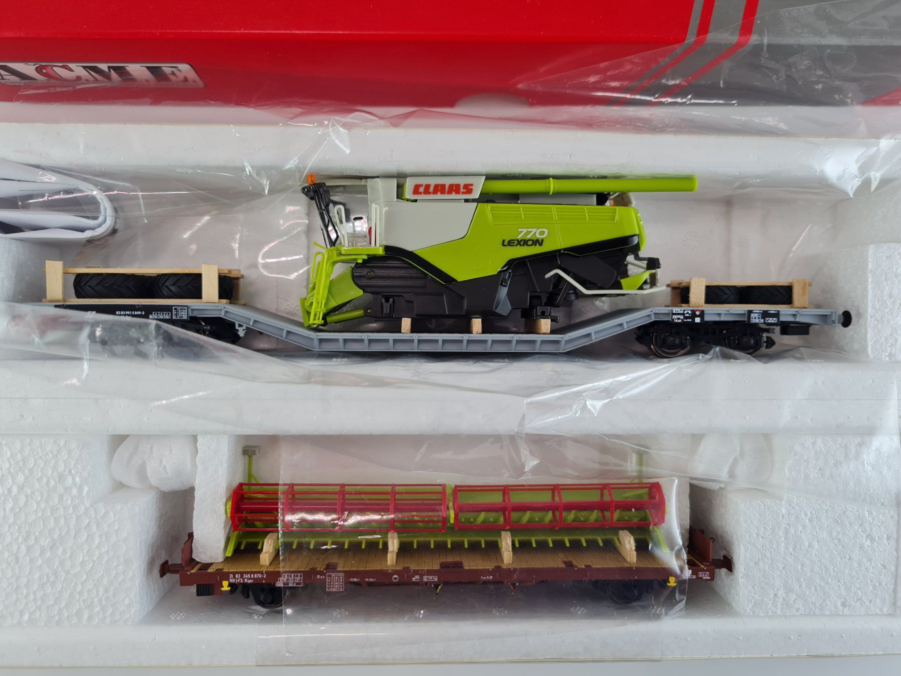 ACME 40008 Güterwagen Kgps + Uai Wiking Claas H0 1:87 (Neu und ...