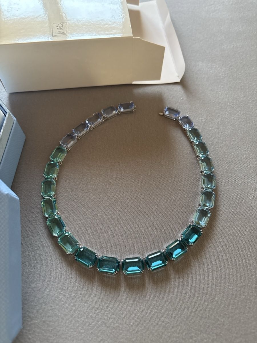 Swarovski Catenine: Collier Swarovski millenia turquoise – Nuovo e nell'imballaggio originale da Riddes venduto da nati48 1