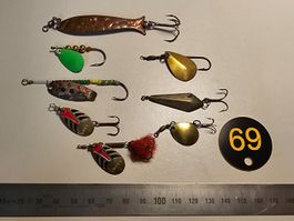 Spinner Löffeli 8er Set diverse Marken leichte Ausführung
