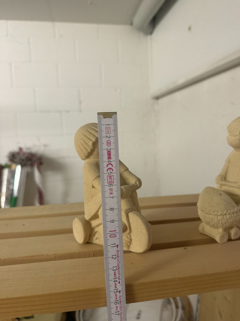 Statuette: Sandstein Figuren, 2 Stck 14 cm – Usato da Winterthur venduto da Ferraristern 2