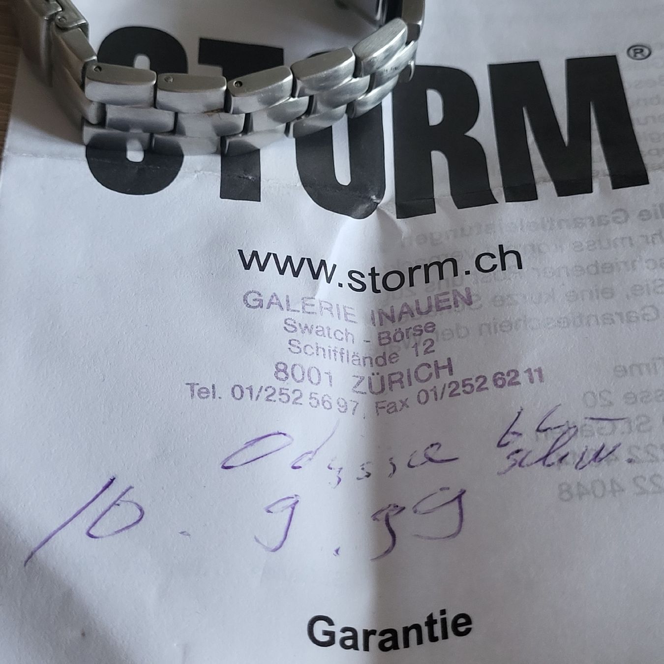 Orologi: Storm Armbanduhr ODESSY SQUARE – Usato da Aeugstertal venduto da firefly33 2