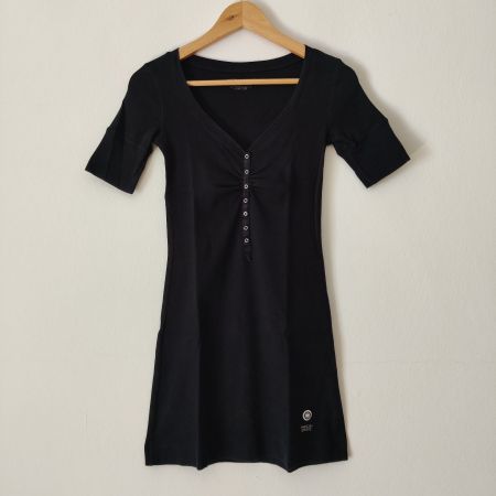 MARC CAIN Longshirt Shirt Longsleeve Baumwolle schwarz N2/36