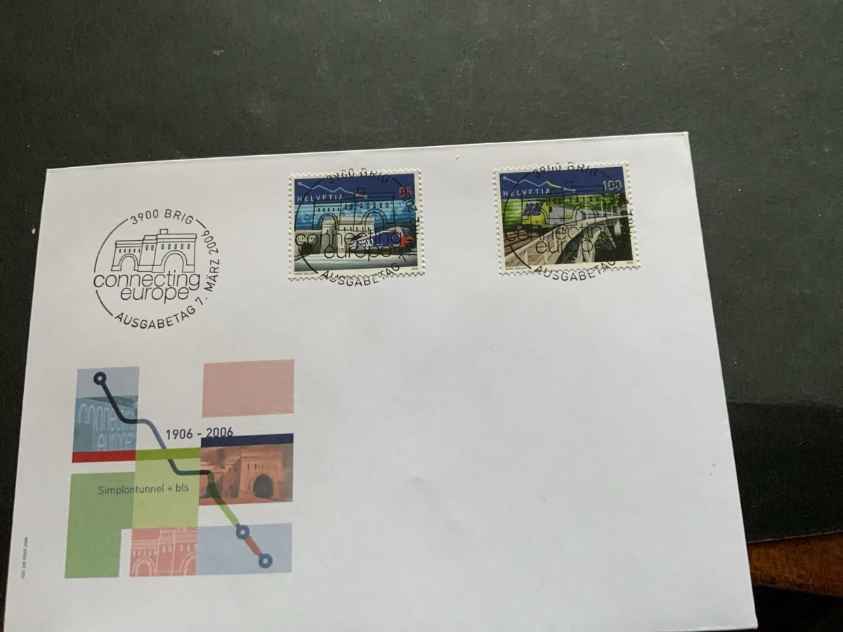 Tutti i francobolli: 2006 BAHNJUBILÄUM FDC VOLL EINWANDFREI  – Usato da Beinwil am See venduto da Ricri