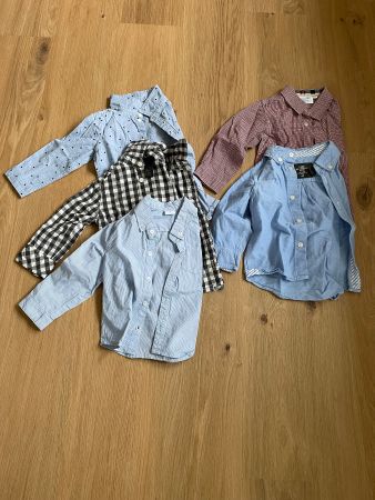 Schöne elegante Jungen Hemd Grösse 86