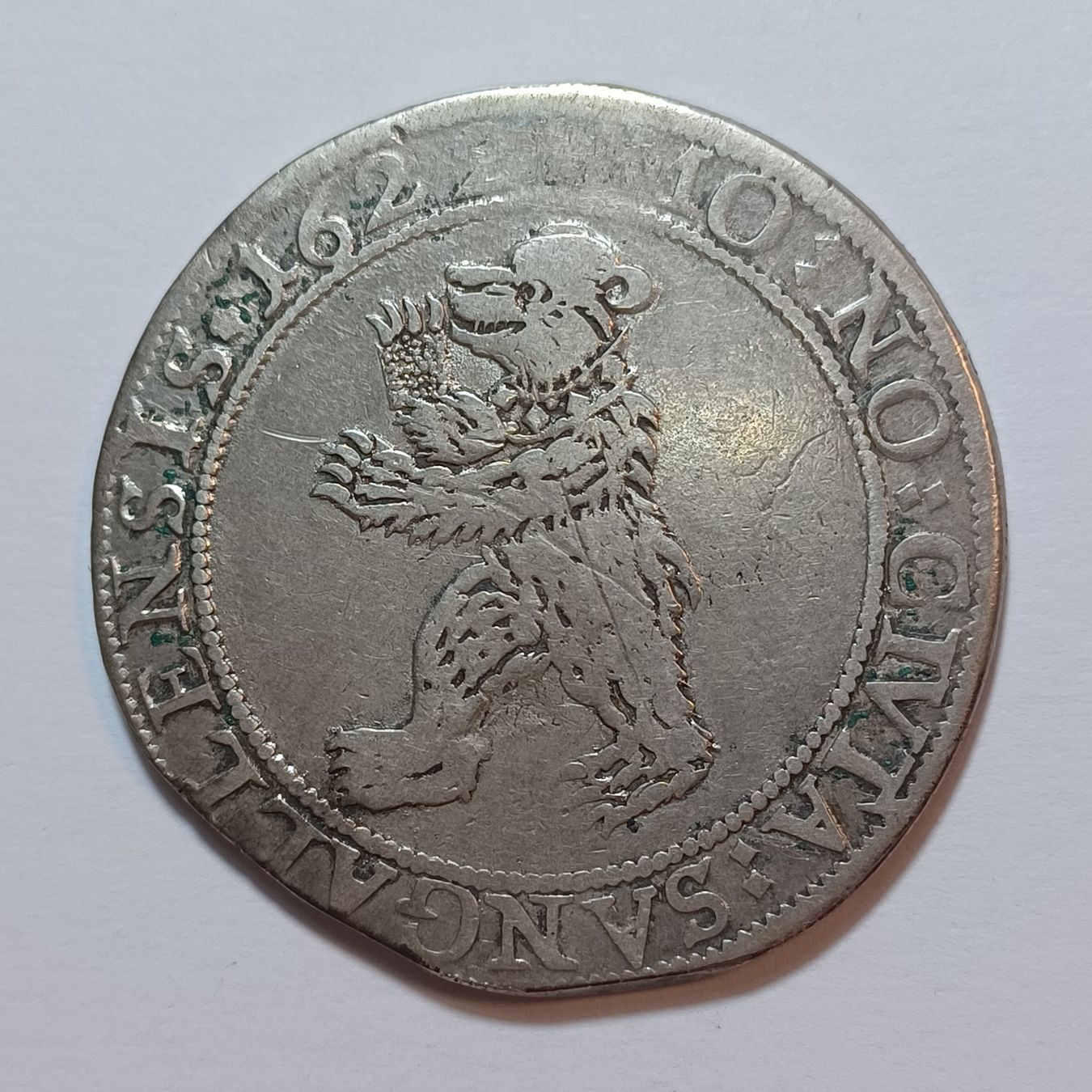 Tutti le monete: Taler 1622 St. Gallen – Usato da Pfäffikon ZH venduto da Schweizer_Muenzen
