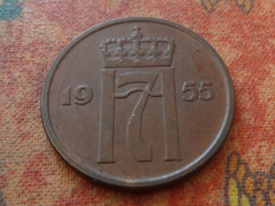 Tutti le monete: NORVEGE  5  ORE  1955 – Usato da Romanel-sur-Lausanne venduto da Swift13