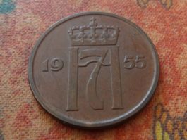 NORVEGE  5  ORE  1955