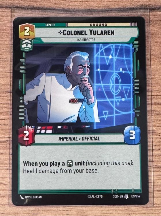 Colonel Yularen Star Wars Unlimited | Kaufen auf Ricardo