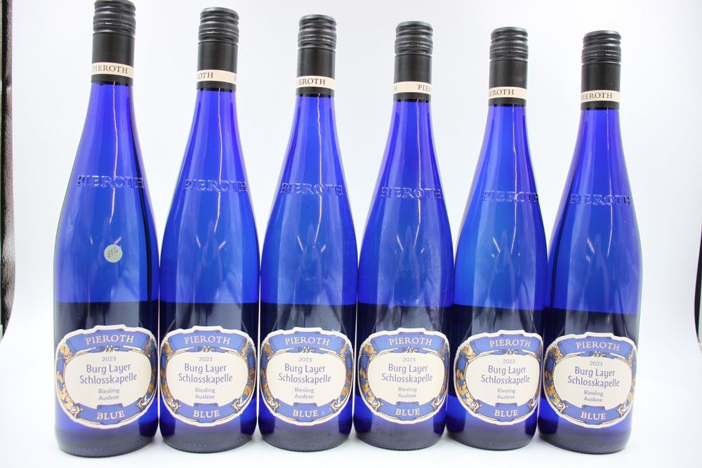 6x Pieroth Blue Burg Layer Schlosskapelle Riesling 25061469Z (Neu