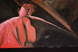 "Cowboy Rouge" Acryl auf Leinwand