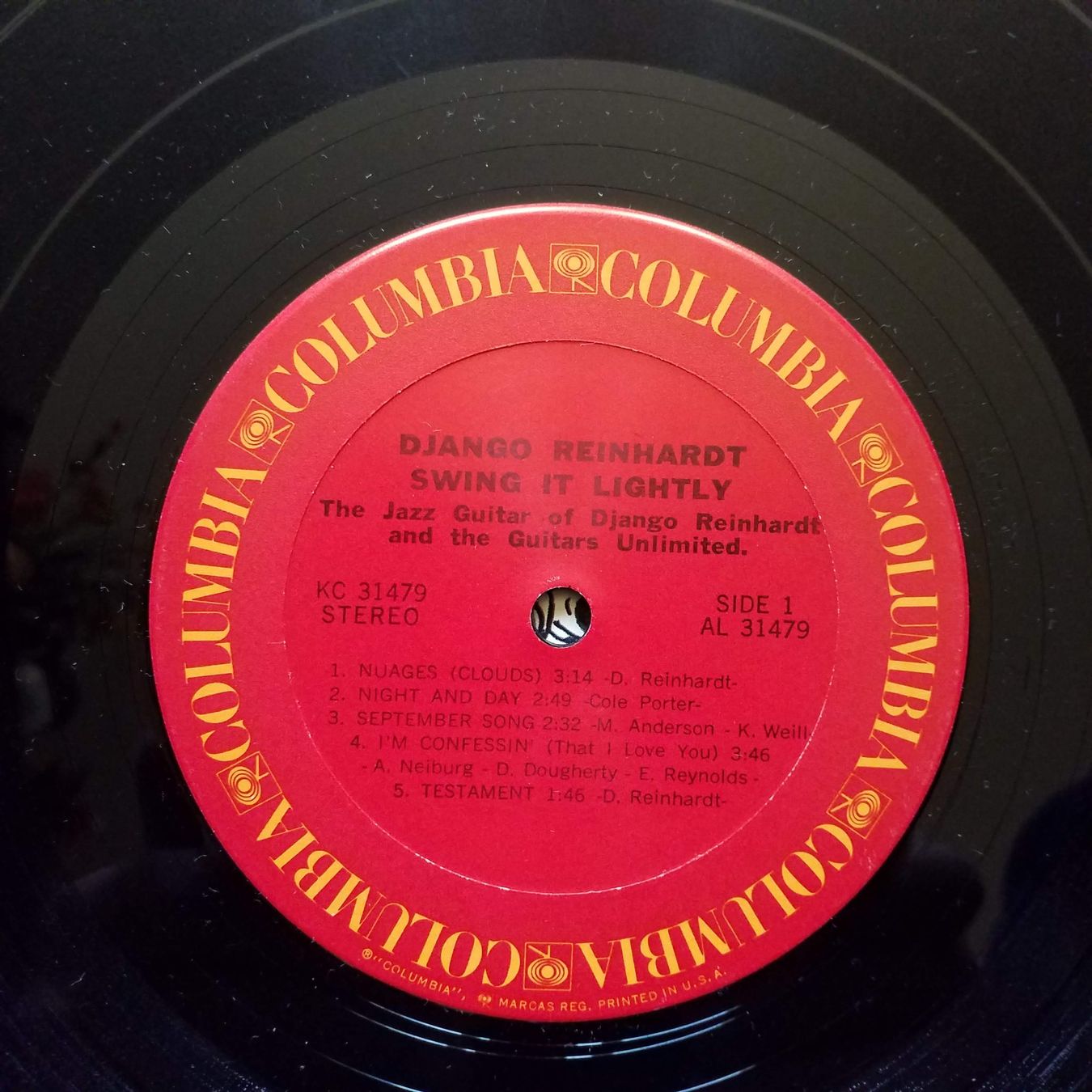 Dischi in vinile: DJANGO REINHARDT,  swing lightly - 1972 US  +++++ – Usato da Yverdon-les-Bains venduto da Jacotreut 2