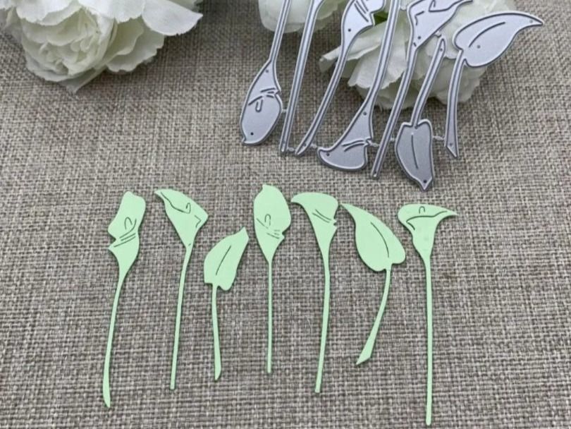 Sciablone: Stanzschablone Nr.254, Blumen, Calla (Sizzix geeignet) – Nuovo e nell'imballaggio originale da Gretzenbach venduto da Fliegepilz56 2