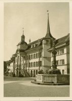 Postkarte ungelaufen Zofingen Rathausplatz