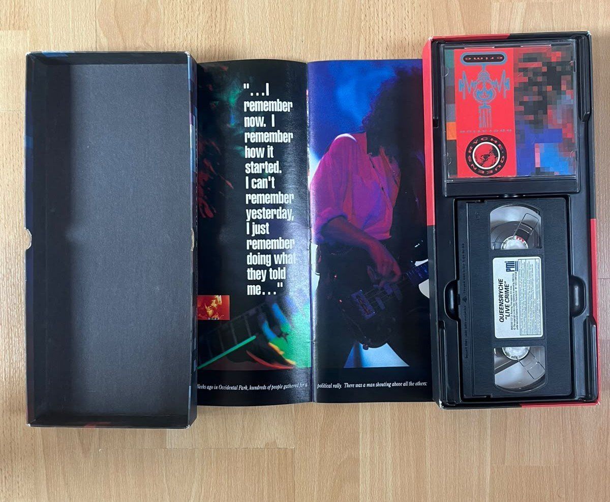 CD: Queensrÿche Operation: LIVEcrime VHS + CD, 1991 – Usato da Sevelen venduto da Sparta01 2