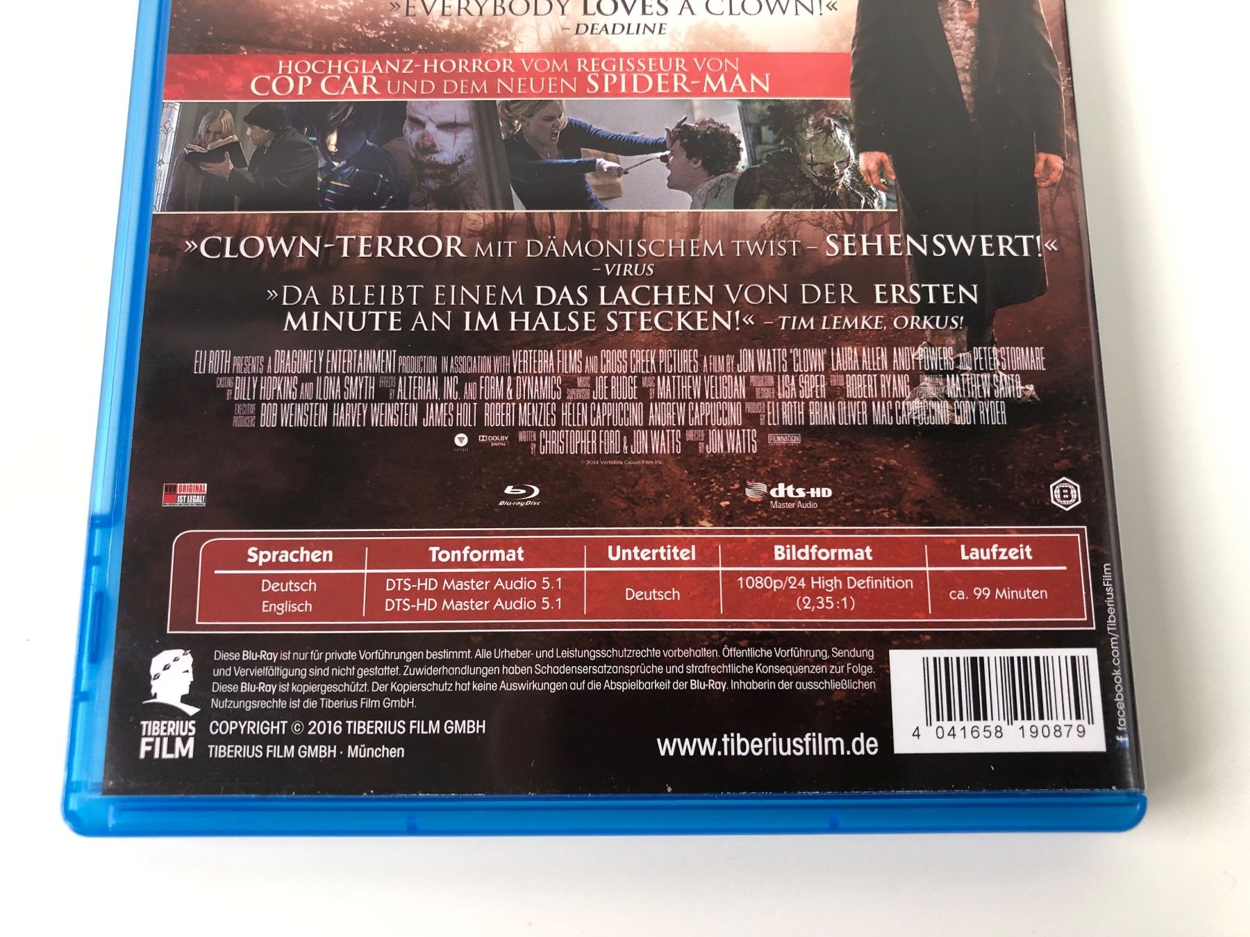Tutti i DVDs: Clown (2014) - Bluray – Usato da Bern venduto da McFlurry_88 2