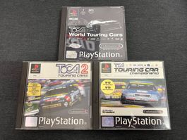 Playstation 1 PS1 TOCA Games Bundle Set