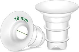 NEU - Maymom Flanscheinsätze 18 mm für Medela, Spectra, ...
