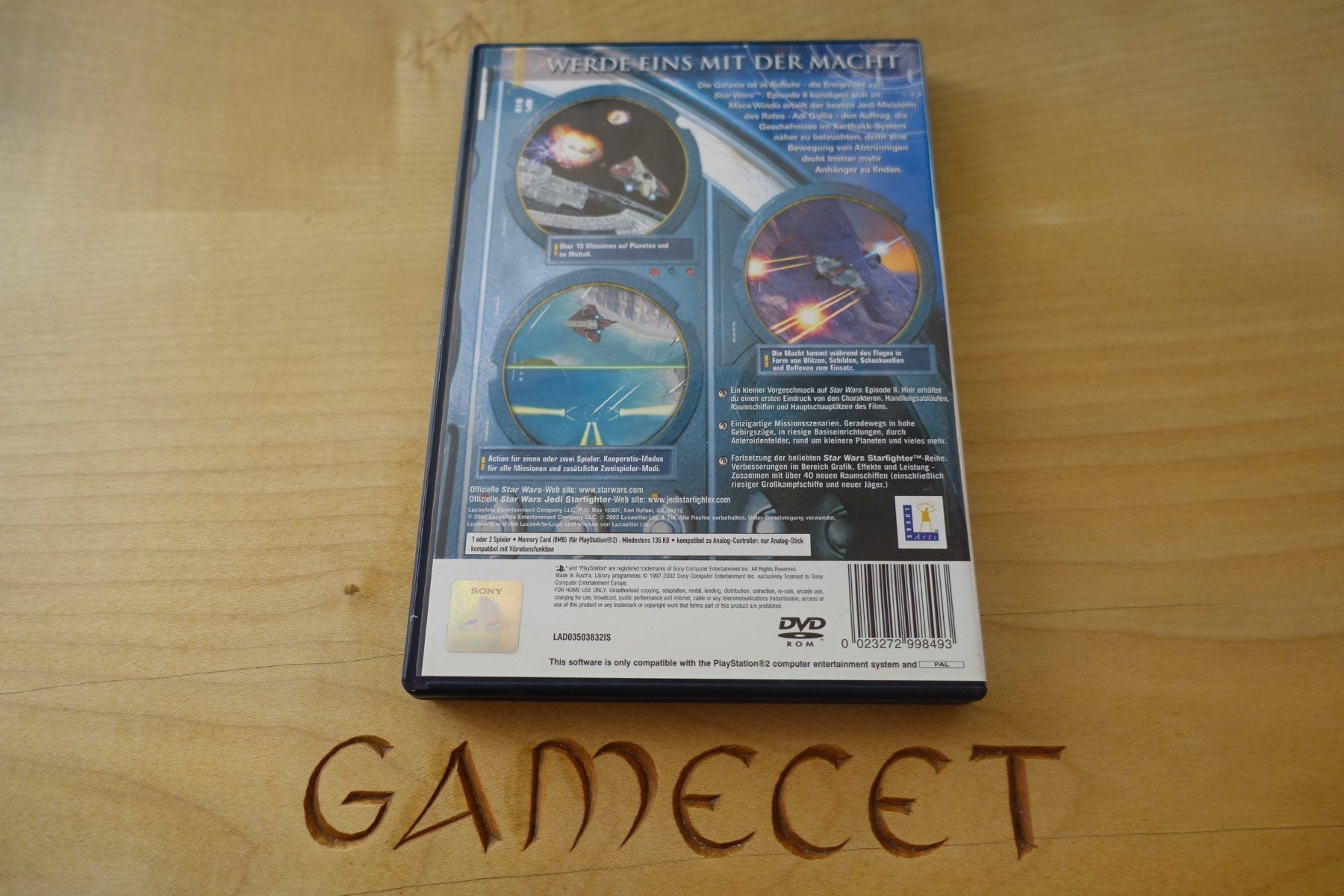 Sony Giochi: Star Wars: Jedi Starfighter – Usato da Steinach venduto da Gamecet 2