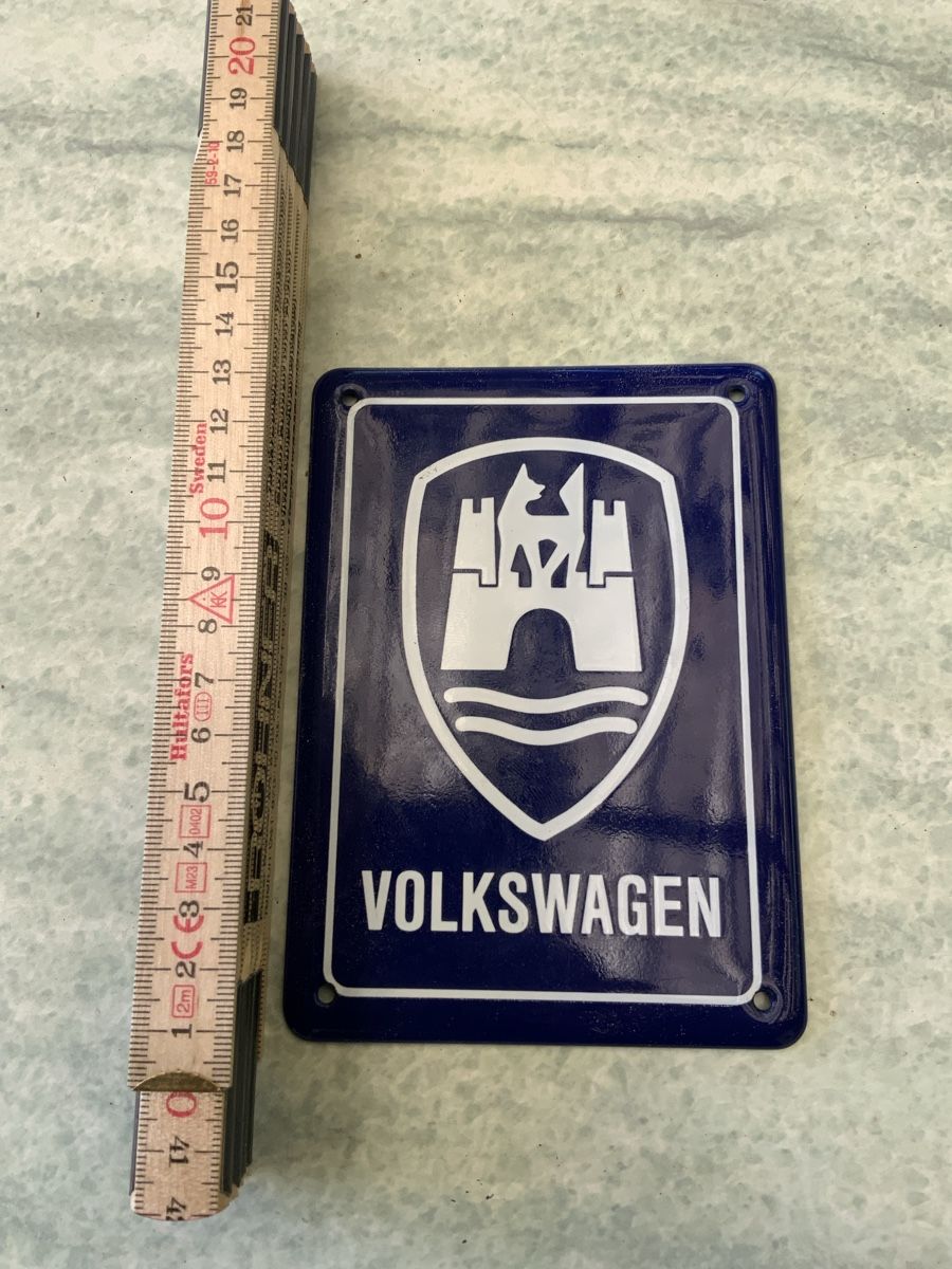 Volkswagen Insegne: VW Emailschild, Top Zustand Retro – Nuovo (secondo la descrizione) da Willisau venduto da Marcello63 2