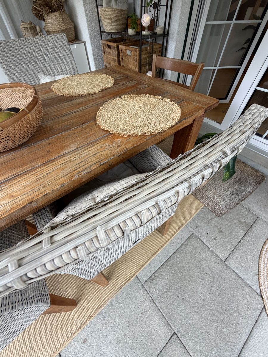 Sedie: 4 hochwertige Polyrattan-Gartenstühle – Usato da Amriswil venduto da nic_vq6k 6