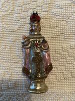 Vintage Christbaumschmuck Glasfigur König, sehr schön!