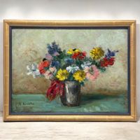 Alfred-Eugène Koechlin (1845-1878) Nature morte 19ème siècle
