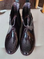 Neuw. Tom Tailor Gummistiefel bordeaux/schwarz - Gr.39