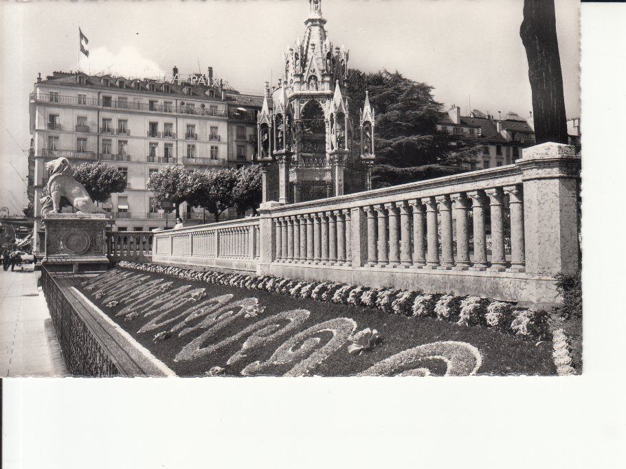 Cartoline postali: Genève Brunswick ca. 1950 – Usato da Bürglen TG venduto da StampGraf