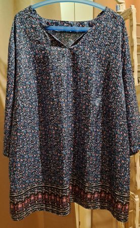 Tunique d'été manches 3/4 légère, taille52