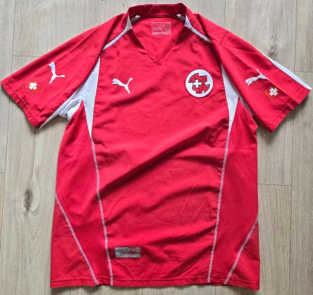Original PUMA SFV Schweiz Nati Fussball Trikot Shirt Gr. M/L