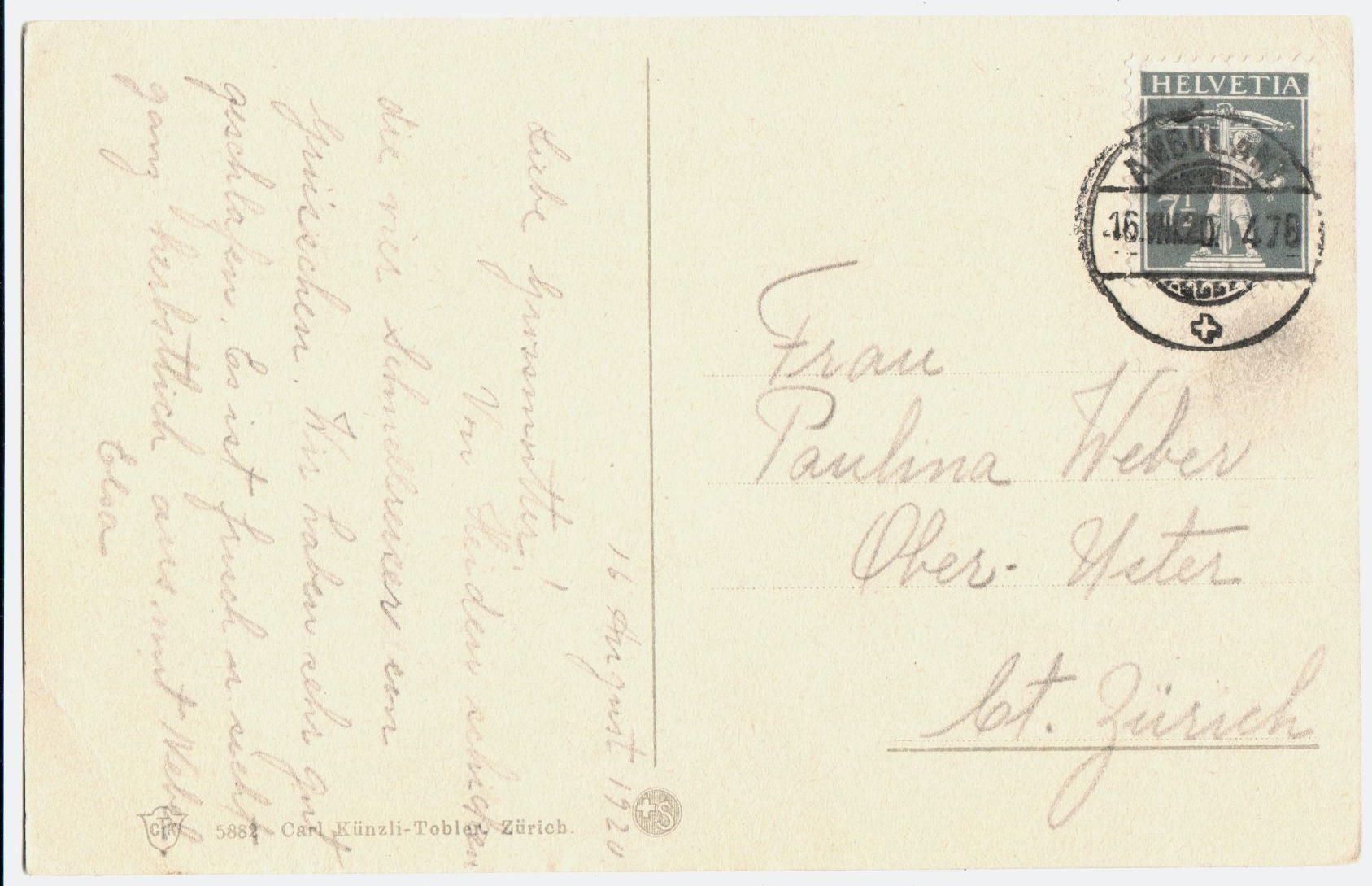 Cartoline postali: Heiden - Generalansicht - 1920 – Usato da Chavornay venduto da 4dphila 1