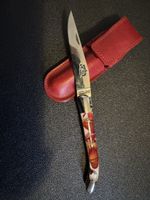 Couteau Laguiole origine avec étui rouge