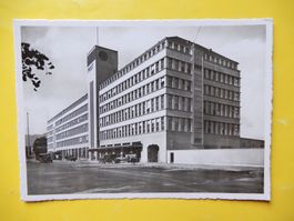 Foto-Karte Zürich Hauptpost - Autos, Saurer, belebt