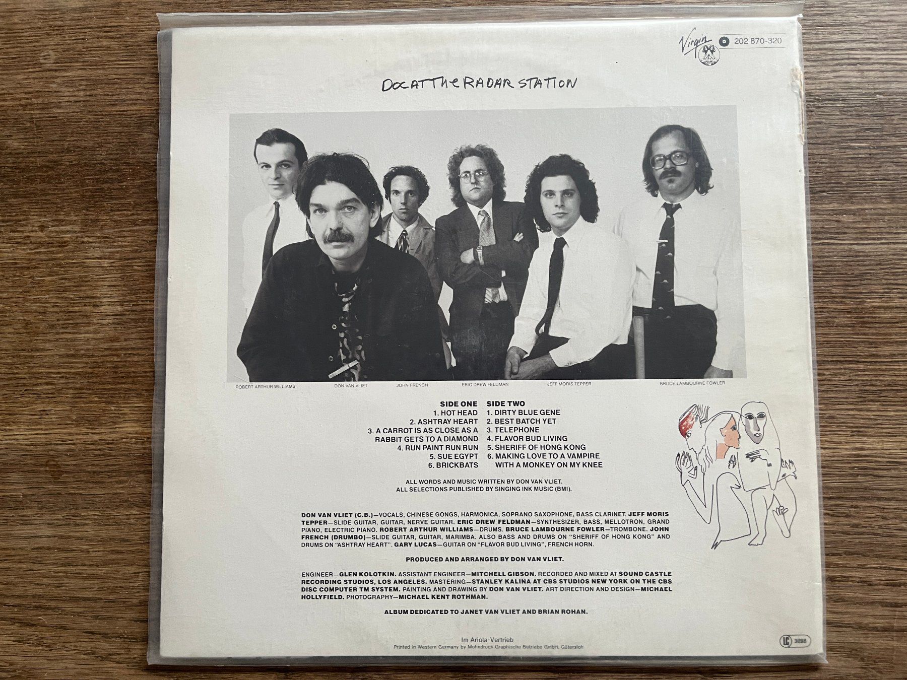 Dischi in vinile: Captain Beefheart-"Doc at the Radar Station" – Usato da Zürich venduto da Nieverge1 1