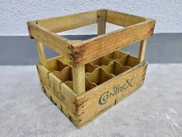 Holzkiste Kiste Getränkekiste Harass CONTREX