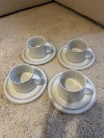 Langenthal Porzellan Kaffetassen mit Teller — NP 270.-  