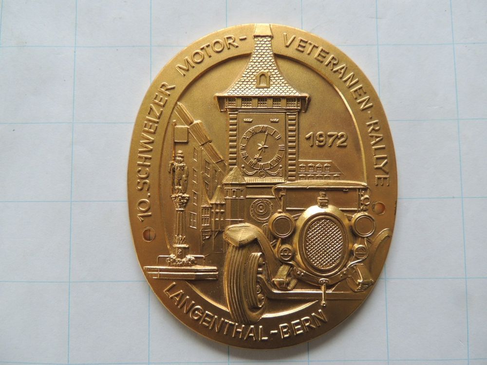 SMVC Rallye 1972 Plakette Badge Messing schwer (Gebraucht) in Zuzwil SG ...