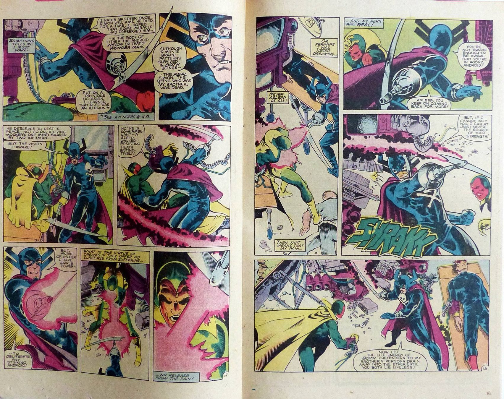 Comics: VISION & THE SCARLET WITCH COMPLETE 4 PART SERIE MARVEL 1982 – Gebraucht aus Lugano von YouWantUS 7